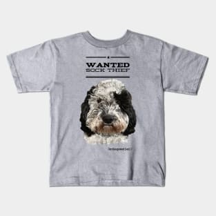 Cockapoo / Doodle Dog Sock Thief Kids T-Shirt